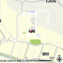 愛知県豊田市田籾町（石場）周辺の地図