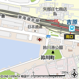 静岡県田子の浦港管浬事務所周辺の地図