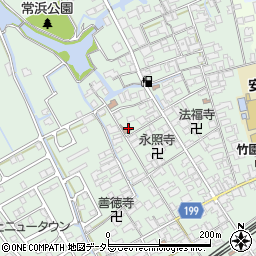 滋賀県近江八幡市安土町常楽寺785-2周辺の地図