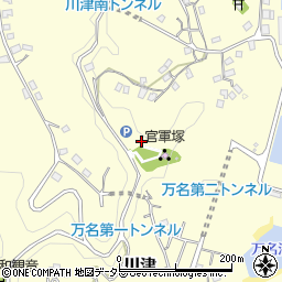 官軍塚公衆トイレ周辺の地図