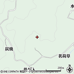 愛知県豊田市足助町炭焼周辺の地図