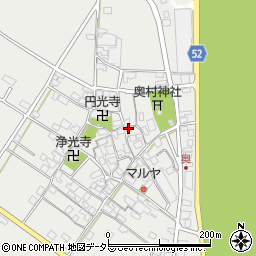 滋賀県東近江市五個荘奥町331周辺の地図