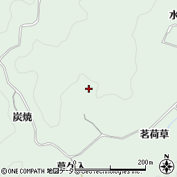 愛知県豊田市足助町（炭焼）周辺の地図
