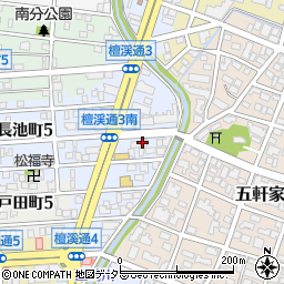 気晴亭　ダンケ店周辺の地図