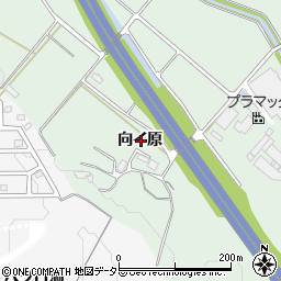 愛知県豊田市西中山町向イ原周辺の地図