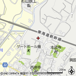 静岡県沼津市根古屋621周辺の地図