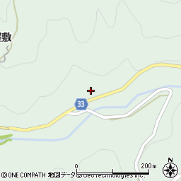 愛知県豊田市川面町堂平周辺の地図