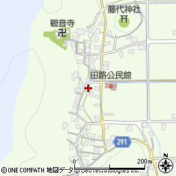 兵庫県丹波市柏原町田路576周辺の地図