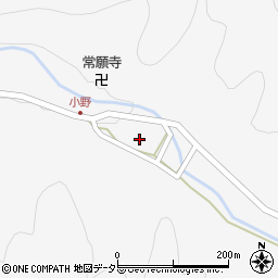 京都府京丹波町（船井郡）小野（宮ノ前）周辺の地図