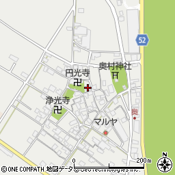 滋賀県東近江市五個荘奥町665周辺の地図