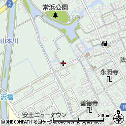 滋賀県近江八幡市安土町常楽寺1012周辺の地図