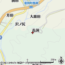 愛知県豊田市足助町長洞周辺の地図