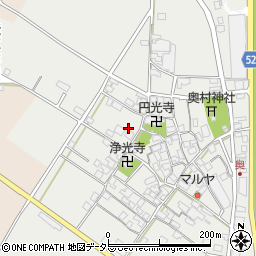 滋賀県東近江市五個荘奥町725周辺の地図