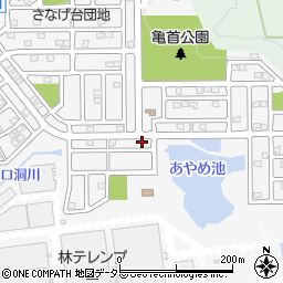 愛知県豊田市亀首町八ツ口洞502周辺の地図