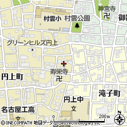 愛知県名古屋市昭和区円上町8周辺の地図