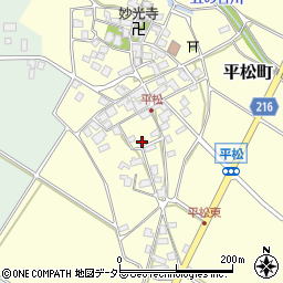 滋賀県東近江市平松町522周辺の地図