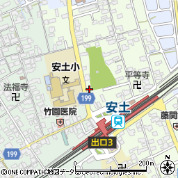 滋賀県近江八幡市安土町上豊浦1359周辺の地図