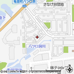 愛知県豊田市亀首町八ツ口洞127周辺の地図
