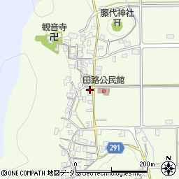 兵庫県丹波市柏原町田路579周辺の地図