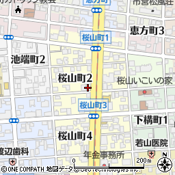 三井のリハウス　桜山センター周辺の地図