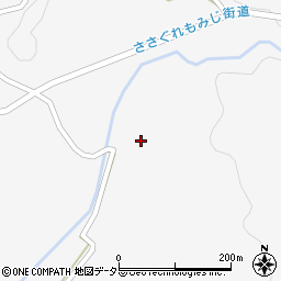 愛知県北設楽郡設楽町東納庫ウバヤシキ周辺の地図