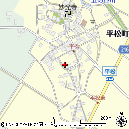 滋賀県東近江市平松町521周辺の地図