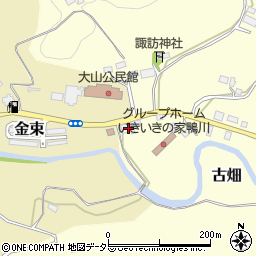 千葉県鴨川市古畑319周辺の地図