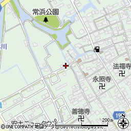 滋賀県近江八幡市安土町常楽寺1008周辺の地図
