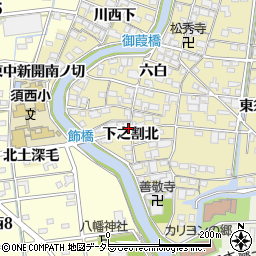 愛知県海部郡蟹江町須成下之割北周辺の地図