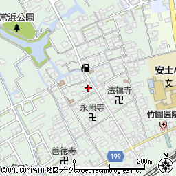 滋賀県近江八幡市安土町常楽寺774-1周辺の地図