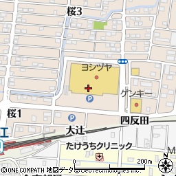 愛知県蟹江町（海部郡）桜周辺の地図