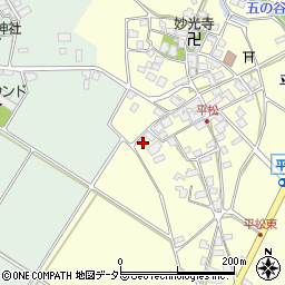 滋賀県東近江市平松町1041周辺の地図