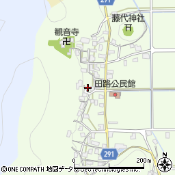 兵庫県丹波市柏原町田路573-1周辺の地図