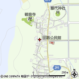 兵庫県丹波市柏原町田路573-1周辺の地図