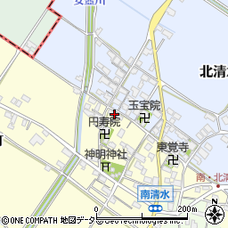 滋賀県東近江市南清水町148周辺の地図