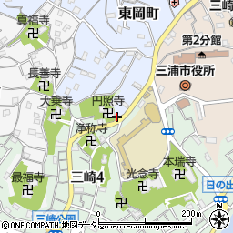 日本経済新聞三崎販売所周辺の地図