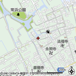 滋賀県近江八幡市安土町常楽寺785周辺の地図