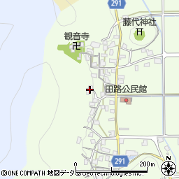 兵庫県丹波市柏原町田路571周辺の地図