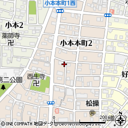 愛知県名古屋市中川区小本本町周辺の地図