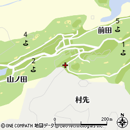 愛知県豊田市中金町村先周辺の地図