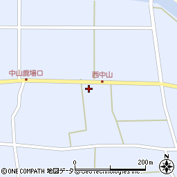 兵庫県丹波市春日町中山497周辺の地図