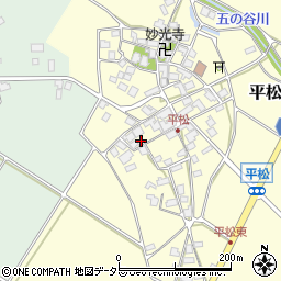 滋賀県東近江市平松町508周辺の地図