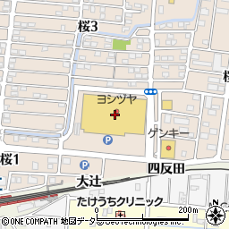 ビアードパパ　ヨシヅヤＪＲ蟹江駅前店周辺の地図