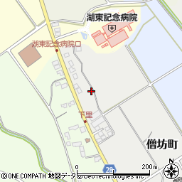 滋賀県東近江市僧坊町138周辺の地図
