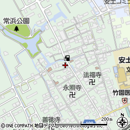 滋賀県近江八幡市安土町常楽寺783周辺の地図