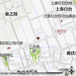 愛知県津島市鹿伏兎町上郷160周辺の地図