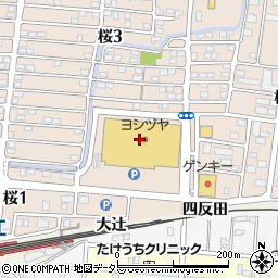 三十三銀行ヨシヅヤＪＲ蟹江駅前店 ＡＴＭ周辺の地図