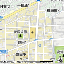 あかのれん　八田店周辺の地図