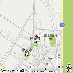 滋賀県東近江市五個荘奥町676周辺の地図