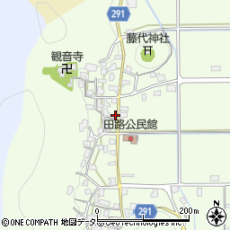 兵庫県丹波市柏原町田路584周辺の地図